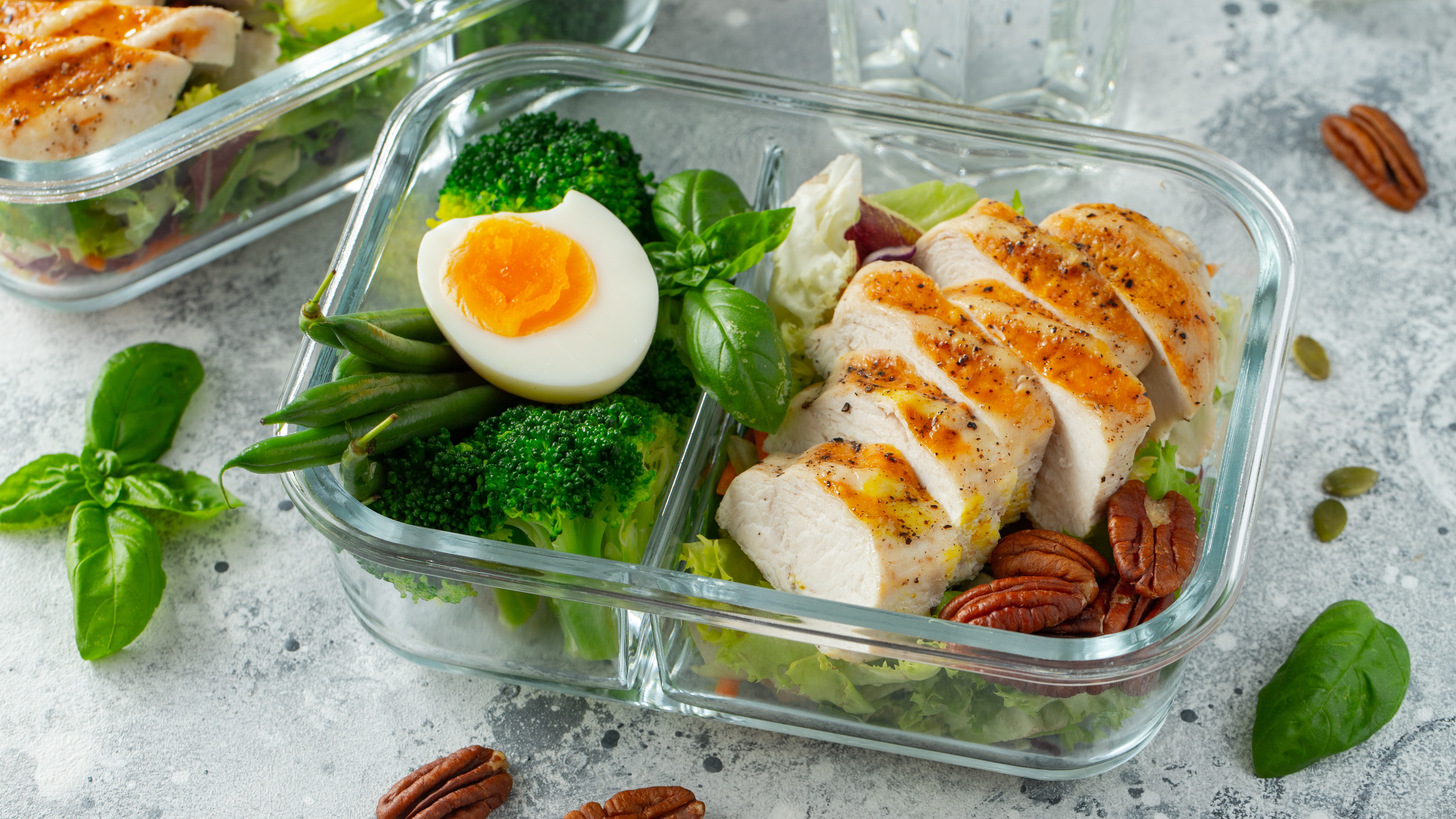 a photo of a healthy high-protein meal