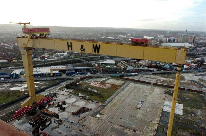 East Belfast shipyard Harland and Wolff 