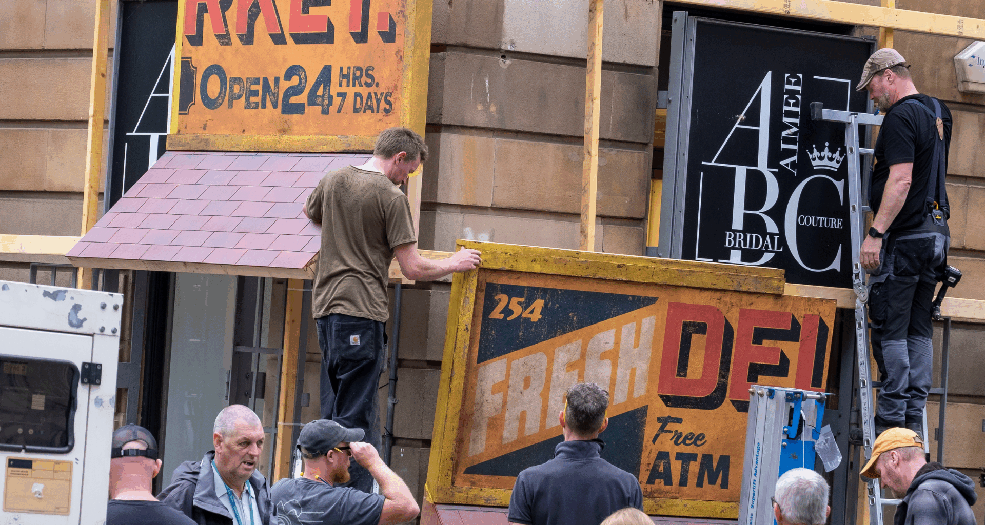 Glasgow gets fresh American makeover ahead of major filming