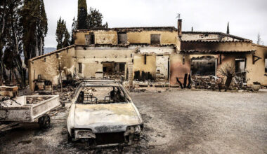 Largest wildfire in decades burns wide area in France