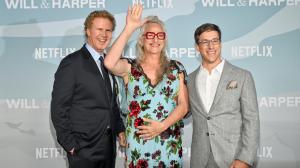 Will Ferrell, Harper Steele and Josh Greenbaum at the Los Angeles premiere of Netflix’s “Will & Harper” held at The Egyptian Theatre Hollywood on September 19, 2024 in Los Angeles, California.
