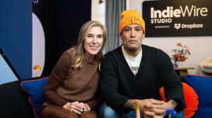 Amy Berg, Ben Harper at the Indiewire Studio 2025 at Sundance presented by Dropbox held at The IndieWire Studio on January 24, 2025 in Park City, Utah.