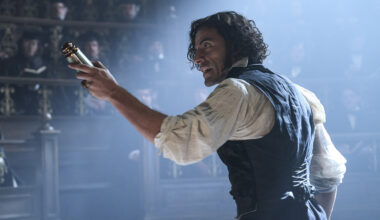 Oscar Isaac as Victor Frankenstein in Frankenstein directed by Guillermo del Toro.