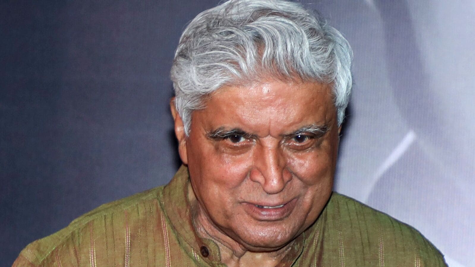 Screenwriter and lyricist Javed Akhtar poses for a picture during the special screening of 'Pyaasa', commemorating the 100th birth anniversary of Bollywood actor and director Guru Dutt, in Mumbai, Wednesday, Aug. 6, 2025.