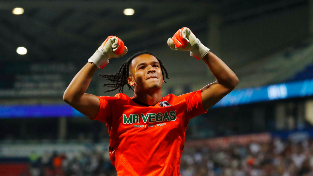 Pierce Charles celebrates for Sheffield Wednesday