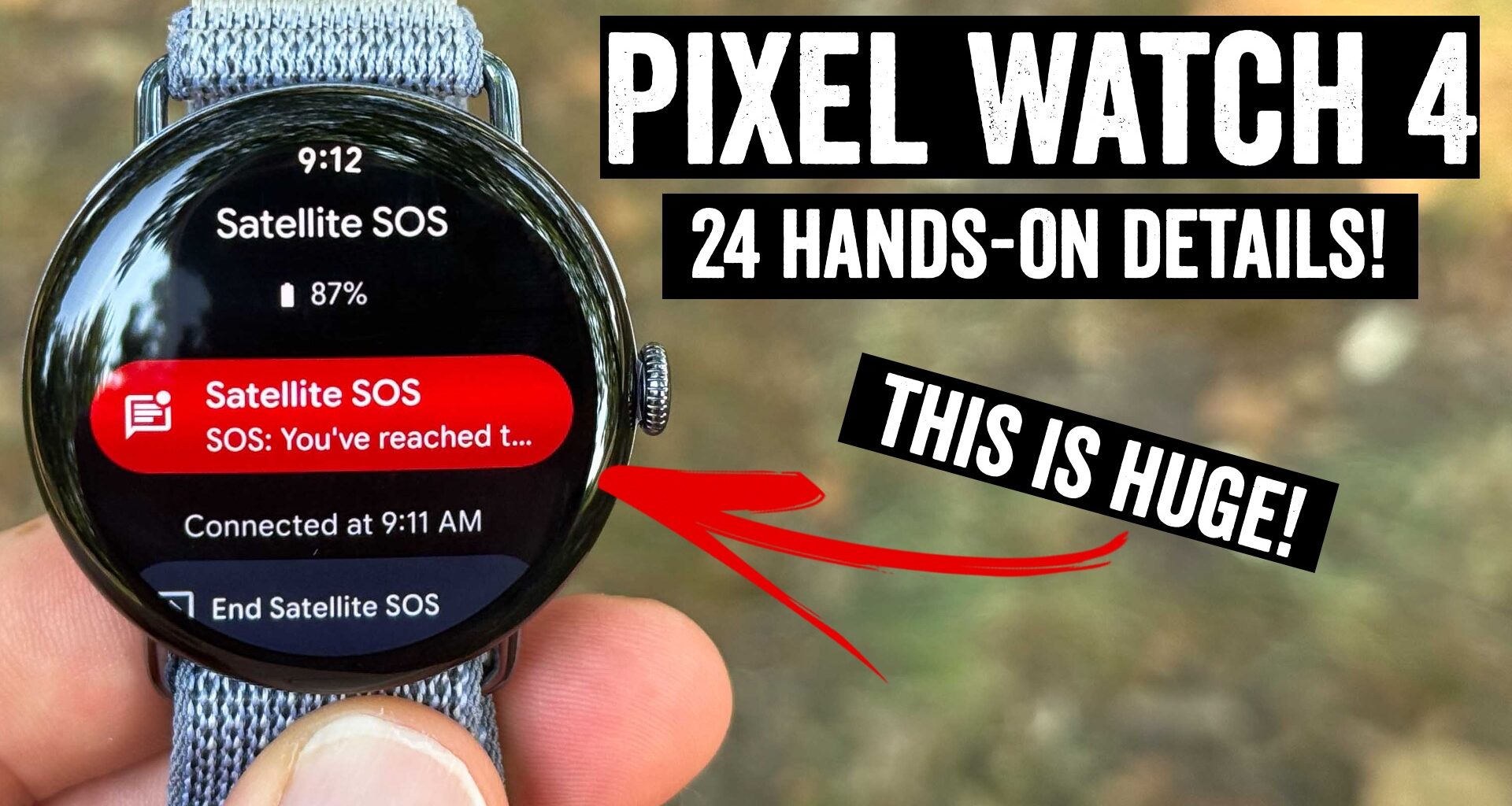 Pixel Watch 4 Launches with Satellite SOS: Hands-on!