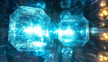 Quantum Computing Qubits Concept