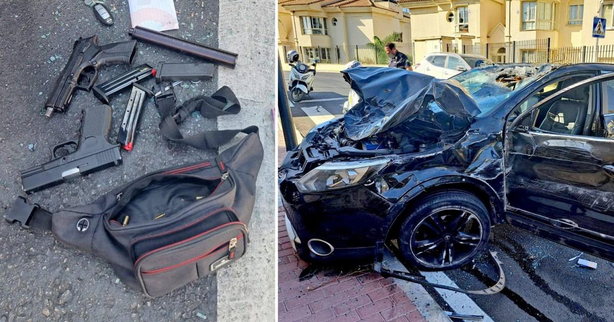 British ‘assassin’ on the run found in Spain with weapons after crashing car | News World
