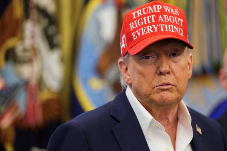 US President Donald Trump is considering sending federal troops into Chicago. (Picture: Johnathan Ernst/Reuters)