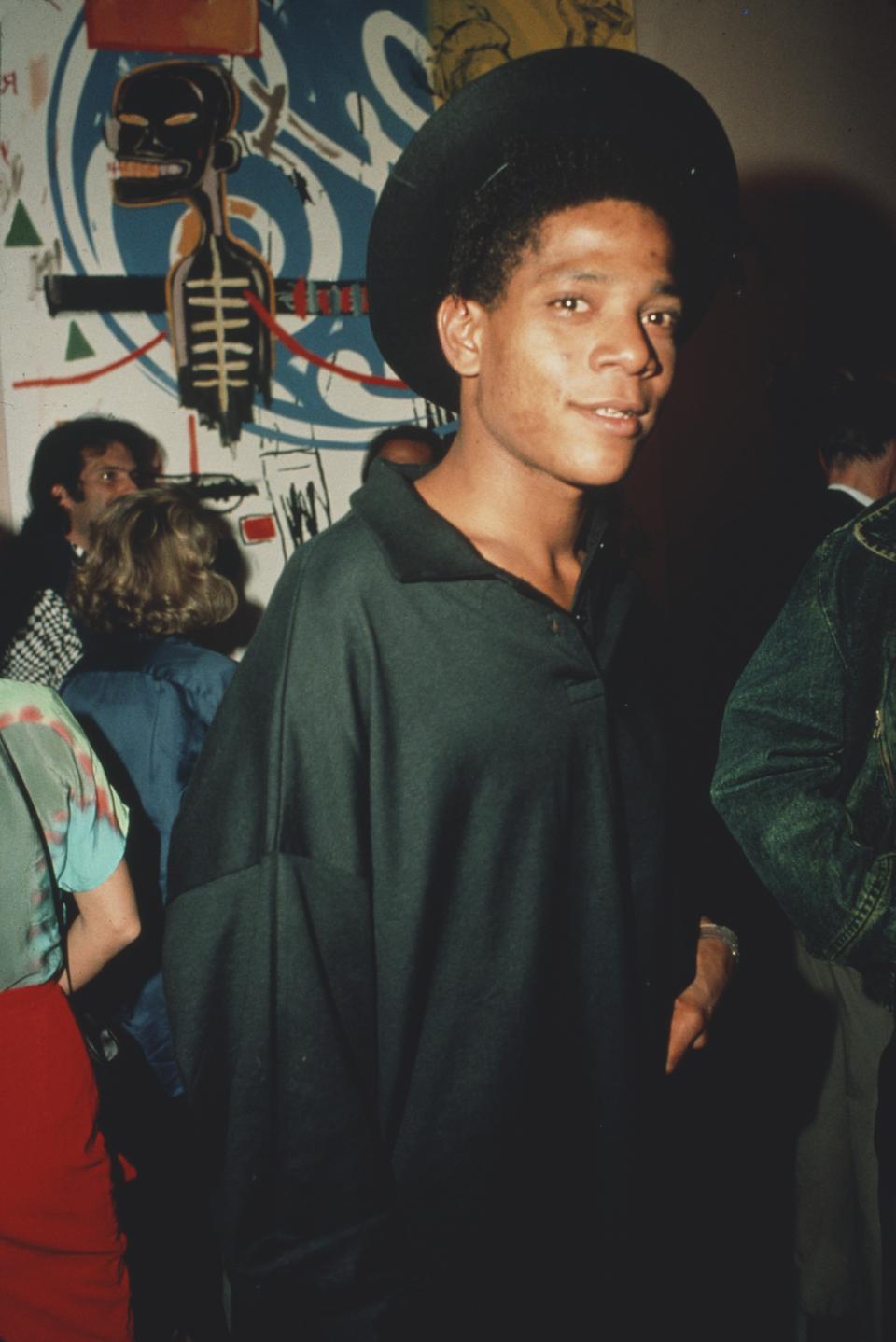 American artist Jean-Michel Basquiat