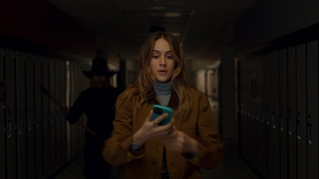 Film still Thanksgiving After a Black Friday riot ends in tragedy, a mysterious Thanksgiving-inspired killer terrorises Plymouth, Massachusetts ? the birthplace of the infamous holiday. Nell Verlaque stars in TriStar Pictures and Spyglass Media Group, LLC THANKSGIVING Sony Pictures