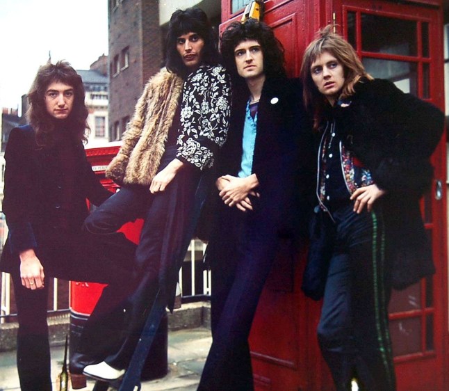 Mandatory Credit: Photo by South Coast Press/REX/Shutterstock (3638739a) Queen - John Deacon, Freddie Mercury, Brian May and Roger Taylor Queen - 1970