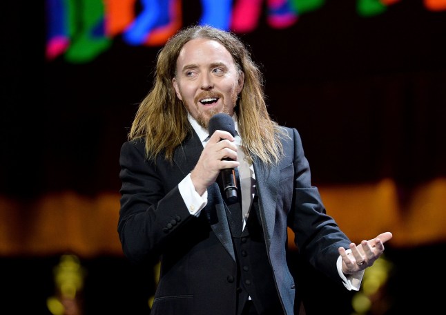 LONDON, ENGLAND - APRIL 09: Tim Minchin on stage during The Olivier Awards 2017 at Royal Albert Hall on April 9, 2017 in London, England. (Photo by Jeff Spicer/Getty Images)