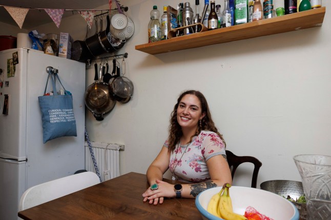 What I Rent - Archway. 18 Parolles Road N19 3RD Lilliane Teachen Pictured: Lilliane in the kitchen. (C) Belinda Jiao 07598931257 jiao.bilin@gmail.com