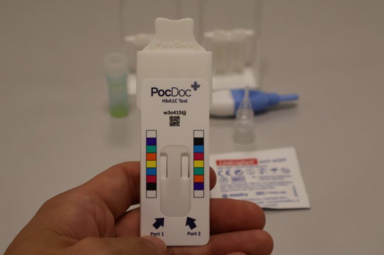 Diabetes smartphone test