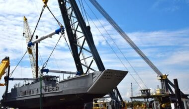 Austal USA announces launch of first Landing Craft Utility vessel