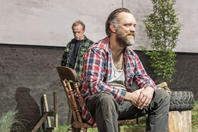 Sam Troughton in JUNIPER BLOOD Donmar Warehouse photo by Marc Brenner