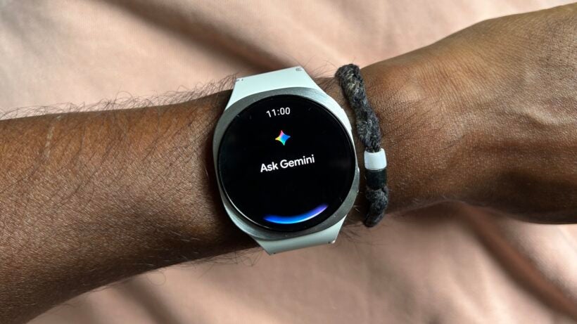 google gemini on a smartwatch
