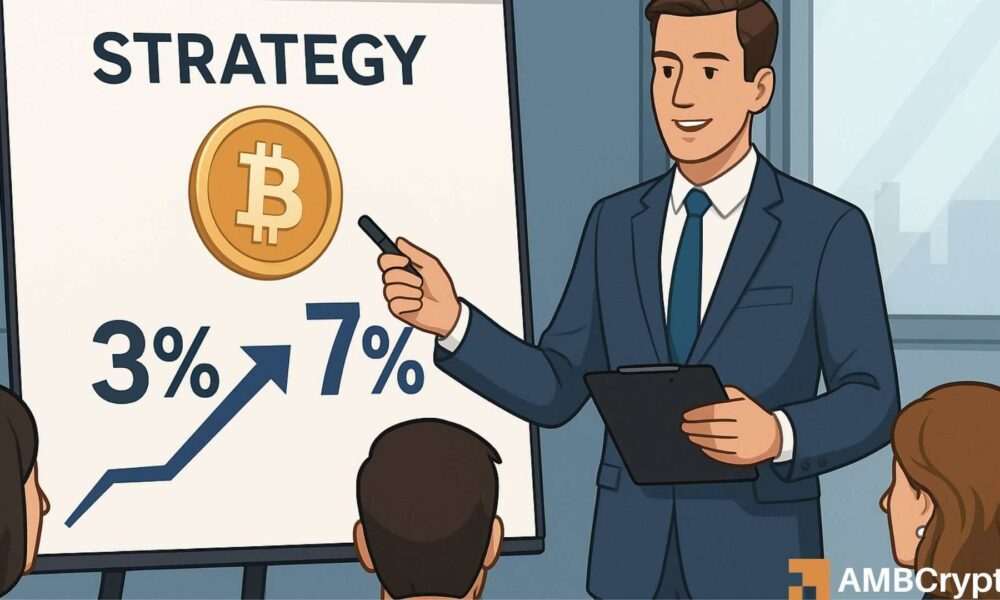 Strategy owning 3–7% of Bitcoin supply is not too much - Michael Saylor
