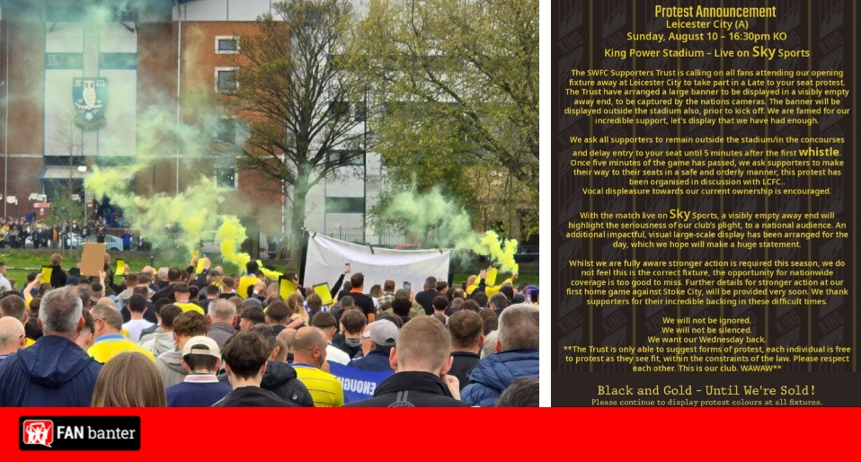 Sheffield Wednesday Supporters Trust confirm how they plan to protest for opener at Leicester