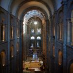 This photograph shows the nave of the Cathedral of Santiago de Compostela on June 15, 2023. Santiago de Compostela is one of the 13 Spanish cities classified as World Heritage by UNESCO. (Photo by MIGUEL RIOPA / AFP) (Photo by MIGUEL RIOPA/AFP via Getty Images)