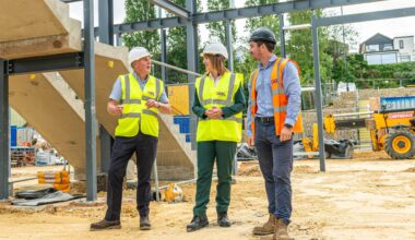 Rachel Reeves visits Farsley mill development