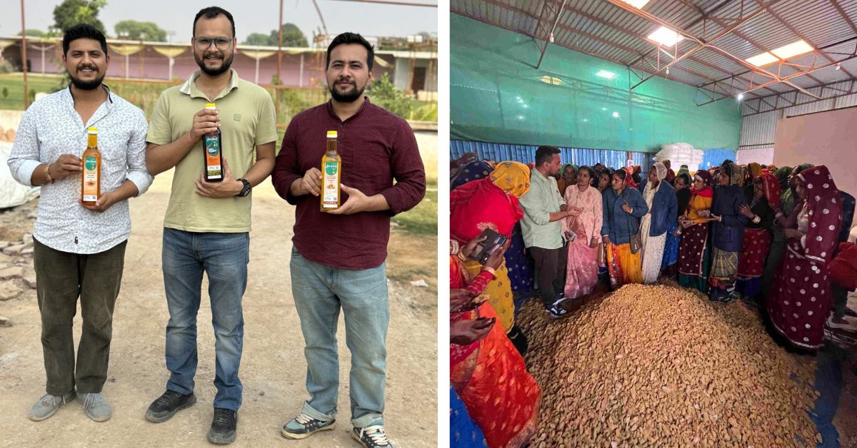 This Rs 1 Cr+ Cold-Pressed Oil Startup by 3 Friends Is Boosting Farmer Incomes in Rajasthan