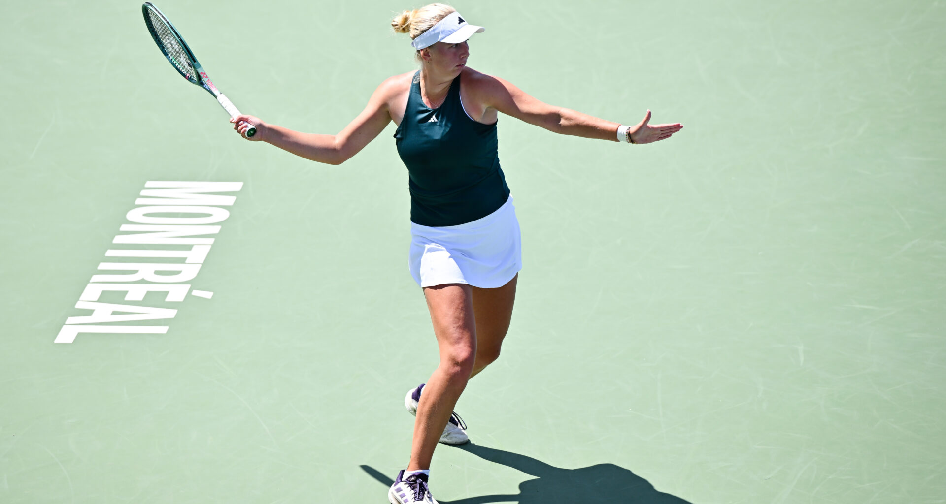 With heavy heart, Tauson pushes through Keys; faces Osaka in Montreal semifinals