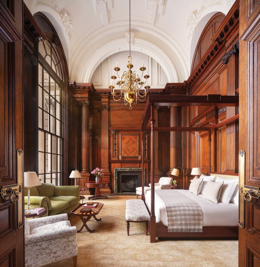 The Granville Suite Bedroom. Photo courtesy of Raffles London at The OWO