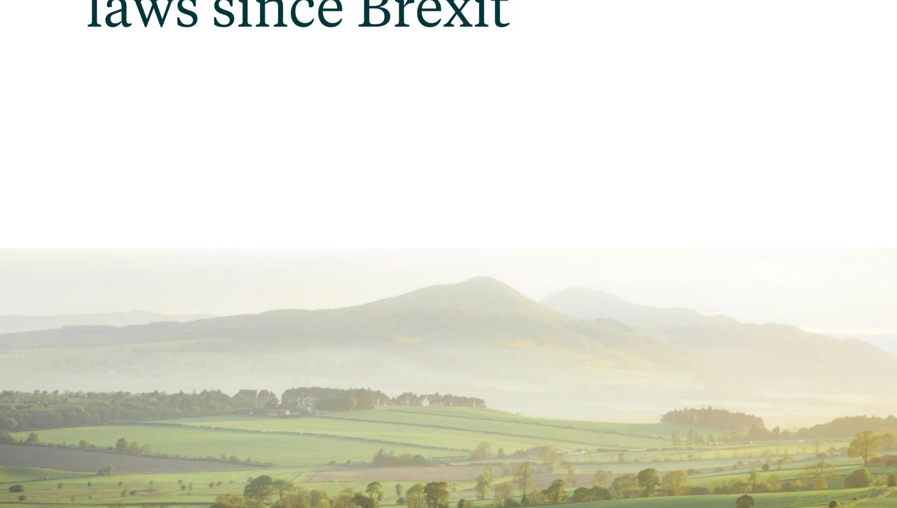 The fate of retained EU laws since Brexit » Green Alliance