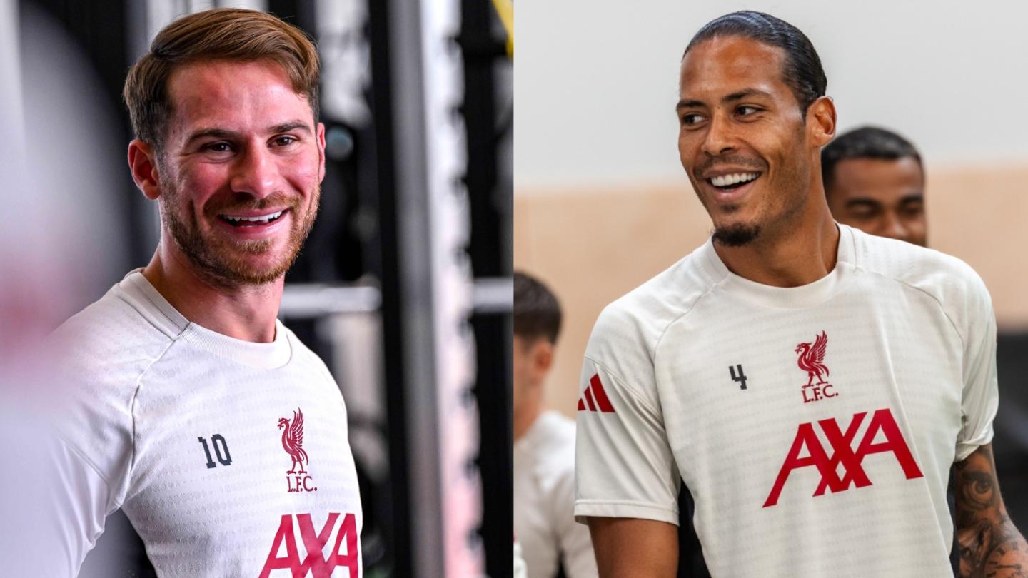 Photos: Liverpool's work in the gym ahead of Arsenal meeting