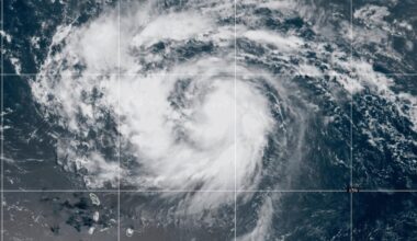 Hurricane Erin explodes in strength to a Category 5 storm in the Caribbean - The Independent