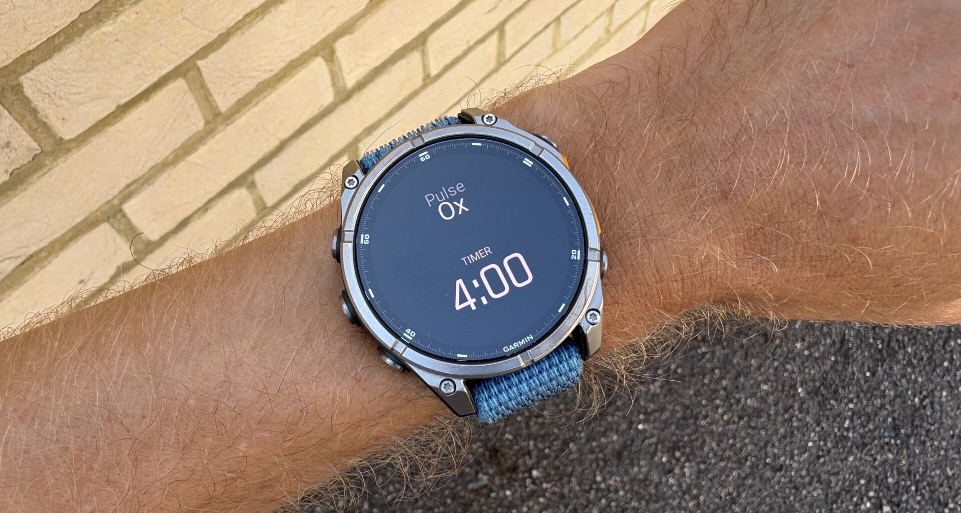 Garmin Pulse OX app