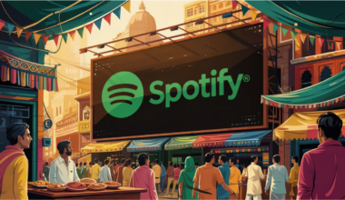 Spotify’s next bet? Owning more of your listening time. (AI image created with Ideogram)