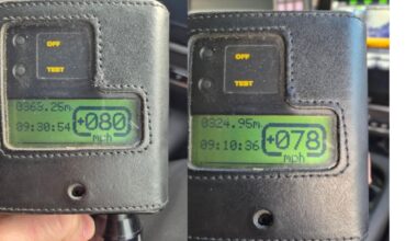 Drivers caught speeding on A1