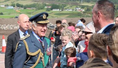 King Charles given right royal welcome at Brora as he opens new community heritage hub