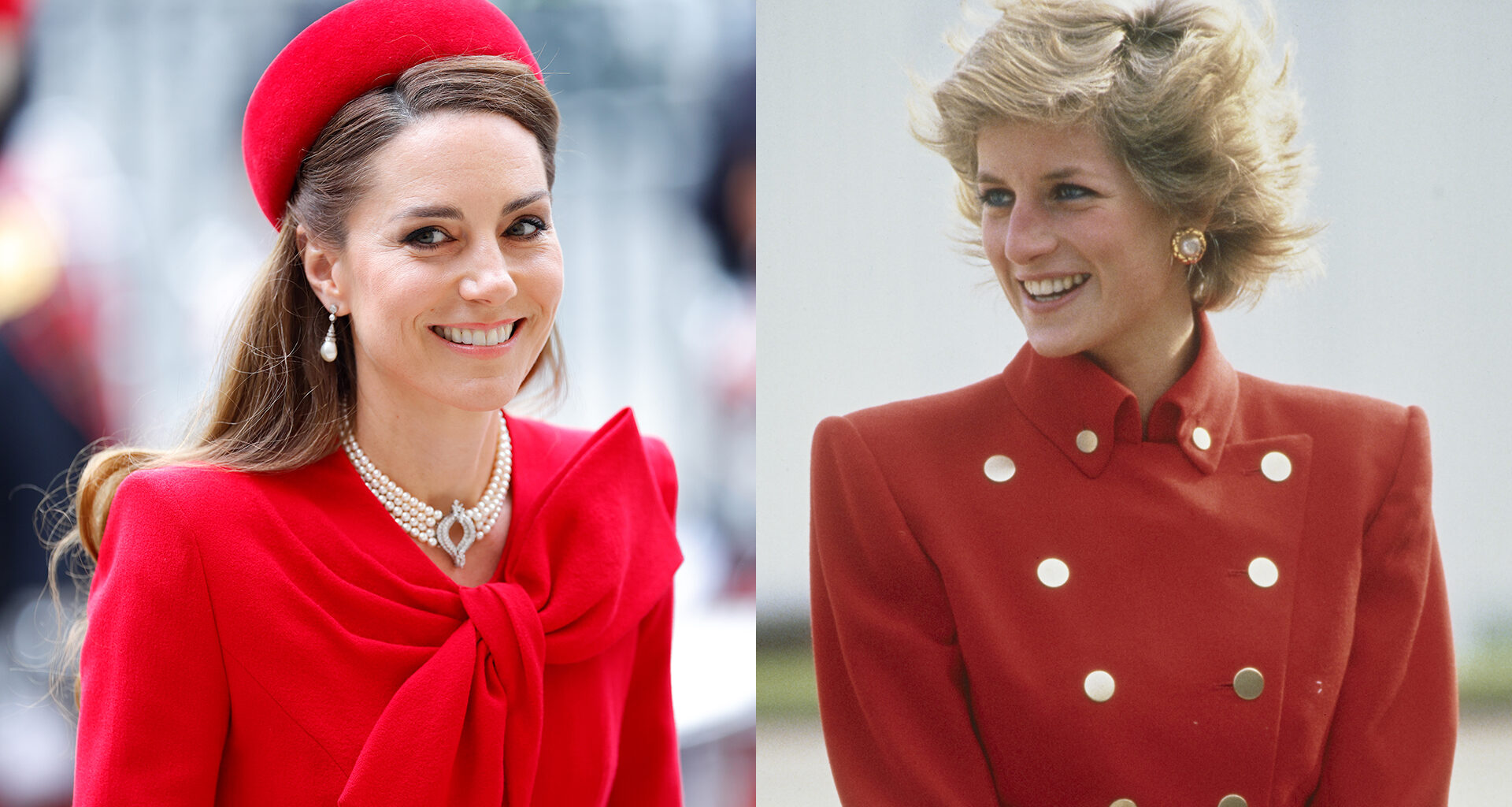Kate Middleton and Princess Diana