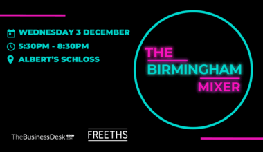 Young professionals: Come along to our Birmingham Mixer in December