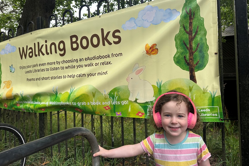 Reading is a walk in the park with free audiobooks