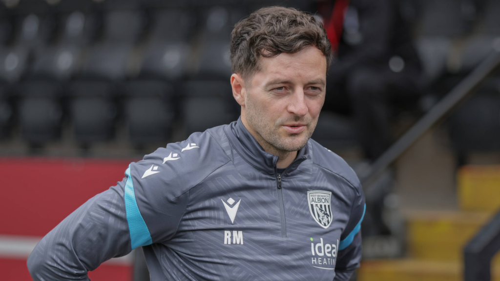 Ryan Mason before West Brom's friendly v Lincoln