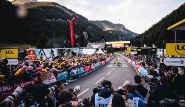 At the Tour de France Femmes final finish line