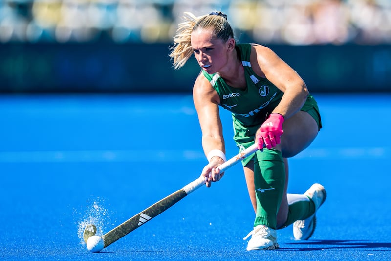 Caoimhe Perdue in action for Ireland. Photograph: Frank Uijlenbroek/Inpho