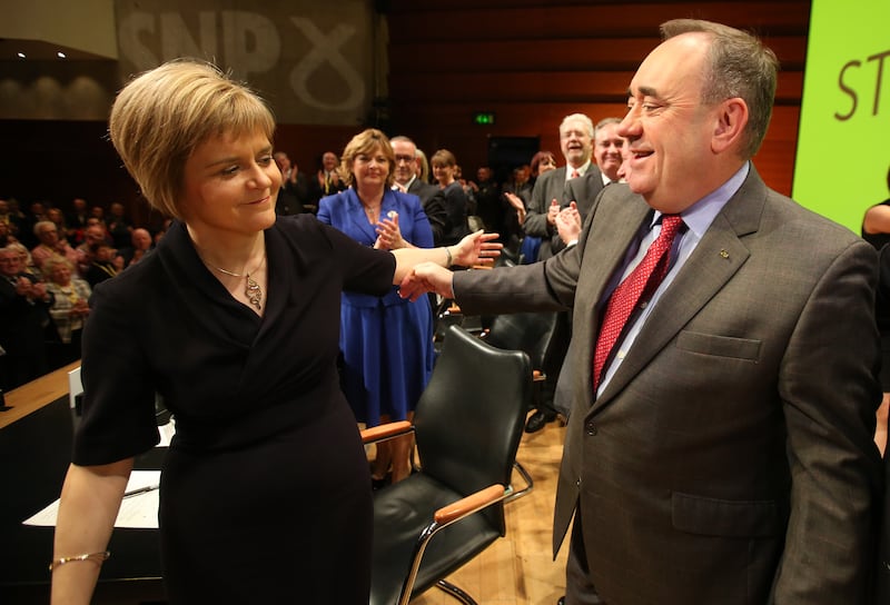 Nicola Sturgeon said her famed relationship with Alex Salmond began to deteriorate when she became first minister