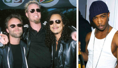 Metallica in 2001 and rapper Ja Rule