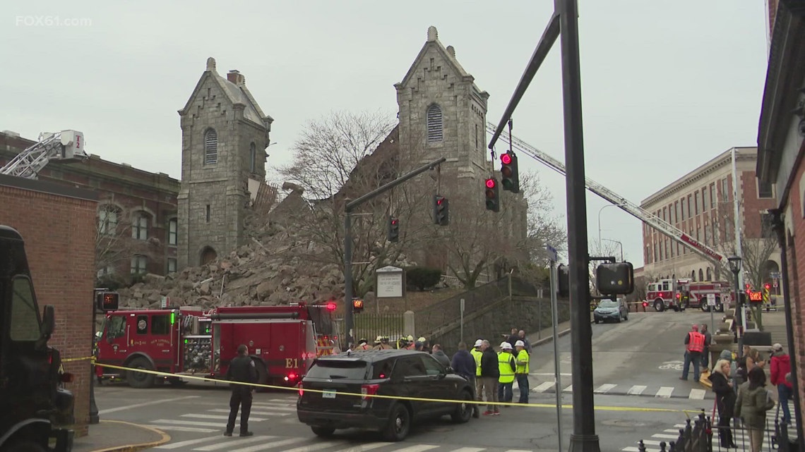 Insurance company files lawsuit over New London, CT church collapse