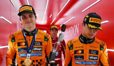 Oscar Piastri first, Lando Norris fourth, Lewis Hamilton outside the top 10, close fight for rookie of the season, driver ratings, statistics