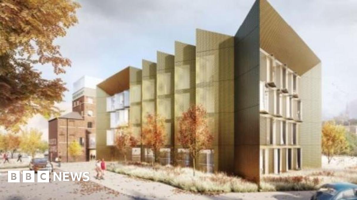 Artist impression for a new hotel on the former Guest & Chrimes site in Rotherham, which was built between 1857 and 1888 to produce crucial components for public water systems, including the original leak-proof tap