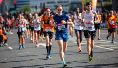 London Marathon runners