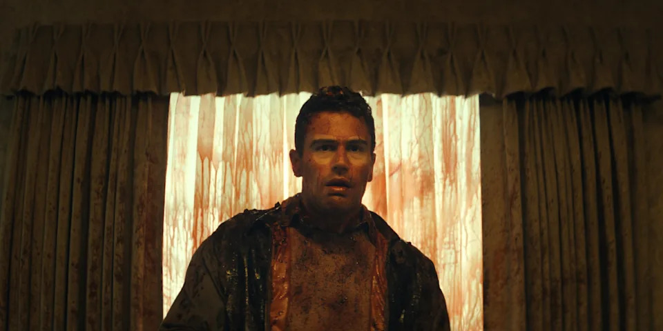 Theo James in a scene from the Monkey.