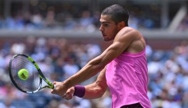 Carlos Alcaraz is chasing his sixth major trophy.
